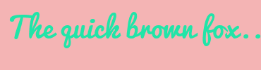Image with Font Color 21E5A8 and Background Color F4B4B4